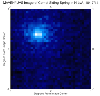 Illustration for article titled Comet Siding Spring and Mars In One Beautiful Image